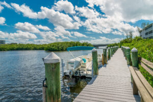 boat dock for intercoastal waterway