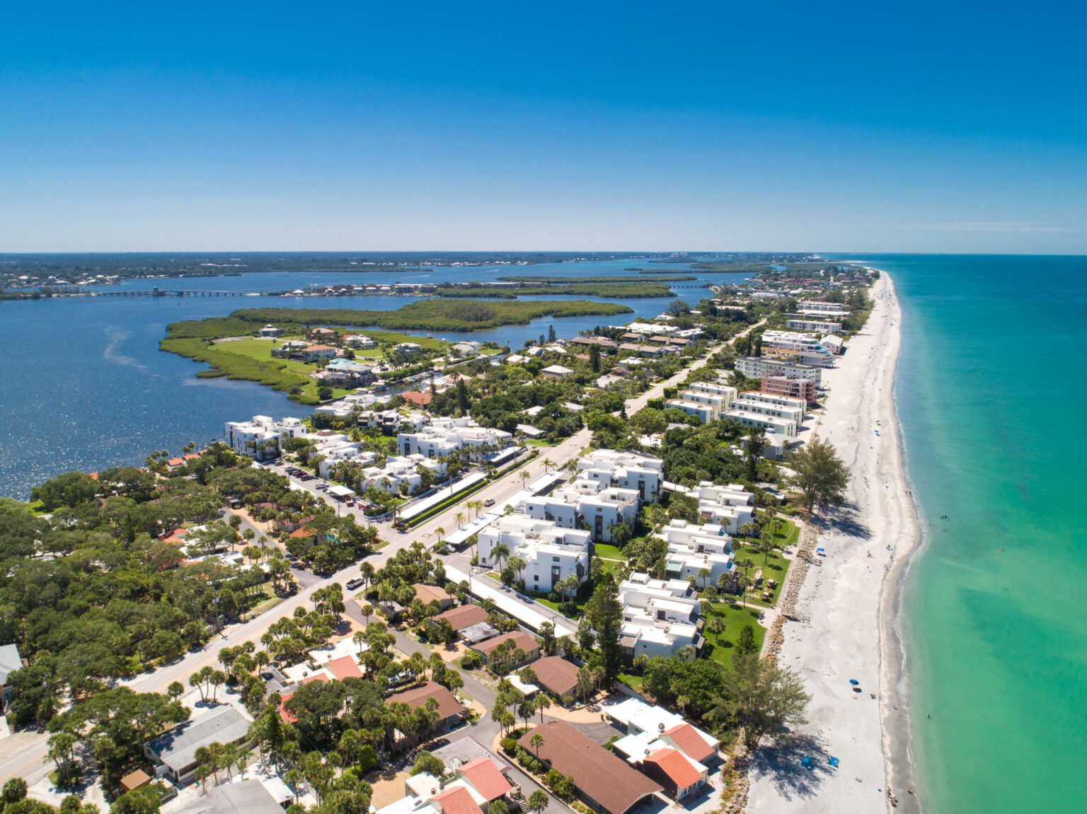 aerial of Manasota Key