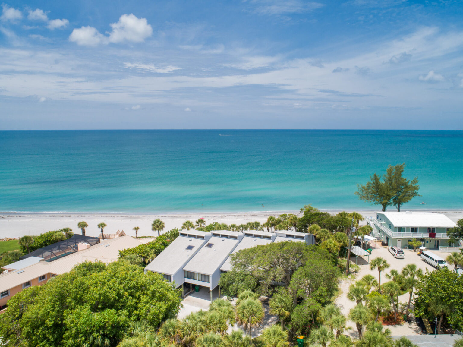 aerial view of beach