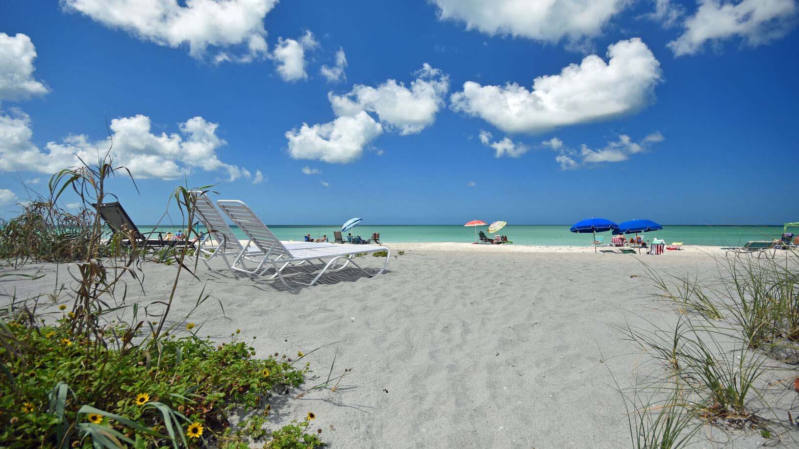 Beach Entrance of Manasota Beachfront Cottages